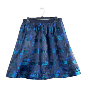 Women's Blue and Green J.Crew Skirt 10